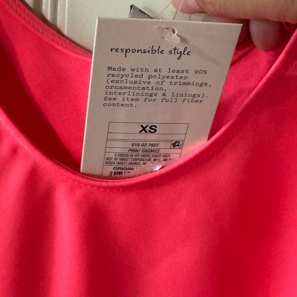 2/for $20 🪩 Hot Pink Satin Tank Top 💘 (Size X-Small) NEW w TAGS 🏷️ - Picture 5 of 8